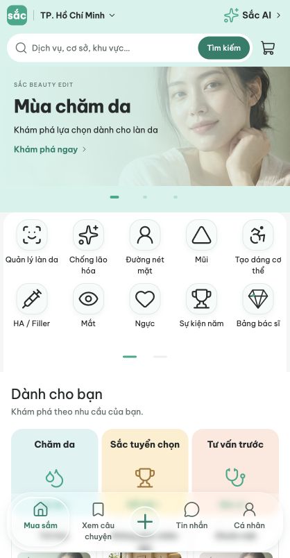 Sắc App 越南语发现页面